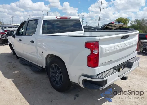 2025 Chevrolet Silverado 1500 2Wd Short Bed Custom z USA, uszkodzony, nr VIN 1GCPABEK3SZ218255